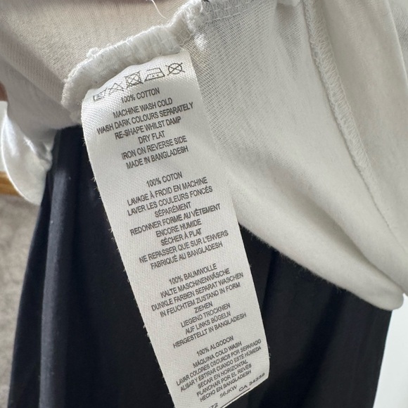 FCUK Women's ASOS White T-Shirt Size Medium Heavyweight 100% Cotton - Picture 7 of 7